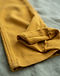 Women's Rayon Flared Jeans — Mustard (Mustard), detail close-up