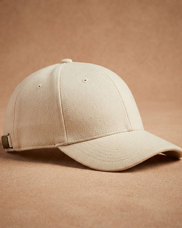 Unisex Wool Blend Polo Cap — Cream (Cream), product photo
