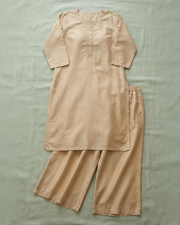 Women's Palazzo Set — Beige (Beige), product photo