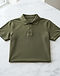 Men's Slim Fit Organic Cotton Polo — Olive (Olive), product photo