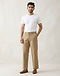 Men's Chino Cotton Relaxed Chinos — Khaki (Khaki), worn or held by model