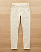 Men's French Terry Stretch Slim Jeans — Cream (Cream), flat-lay view