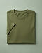 Men's Basic Round Neck Organic Cotton T-Shirt — Olive (Olive), product photo
