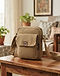 Unisex Premium Cotton Crossbody Sling Bag — Khaki (Khaki), lifestyle setting