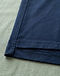 Men's Longline Premium Cotton T-Shirt — Navy (Navy), detail close-up