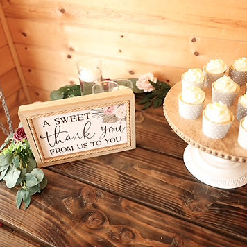 Sweet Thank You Cupcakes — Bridal Shower idea