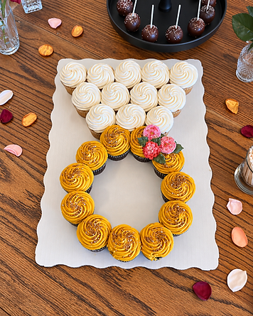 Engagement Ring Cupcake Display — Engagement Party idea