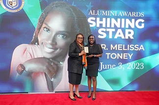 Shining Star Award presented to Dr. Melissa Toney, June 3, 2023