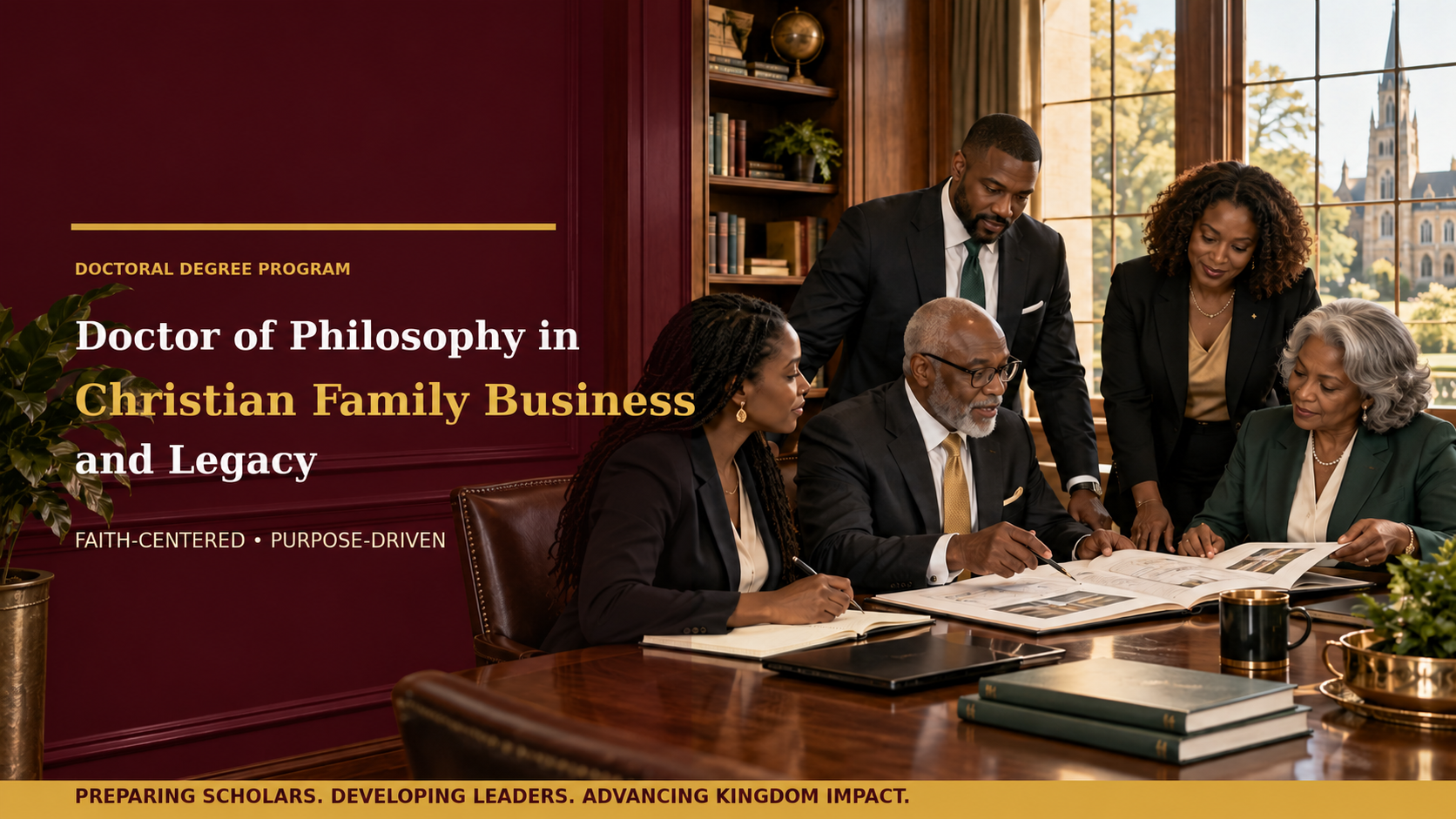 Doctor of Philosophy in Christian Family Business and Legacy