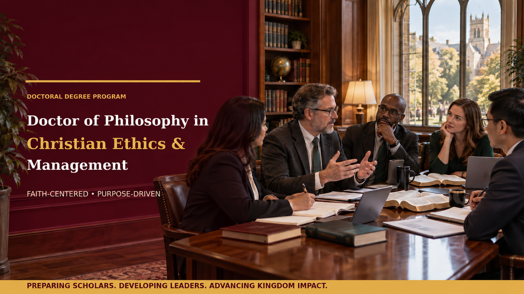 Doctor of Philosophy in Christian Ethics & Management