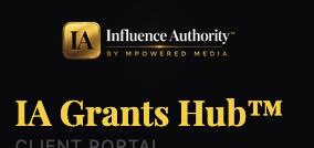 Influence Authority IA Grants Hub Client Portal by MPowered Media