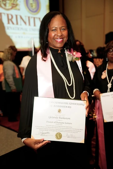 Doctor of Humane Letters diploma with the university seal, Atlantic City conferral