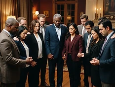 TIUAC ministers gathered at a ministry event