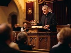 A leader teaching at a TIUAC ministry event