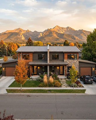 Modern duplex residential property in Bozeman, Montana