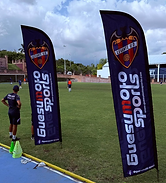 Entrenador del Levante UD entre banderas durante la sesión de entrenamiento