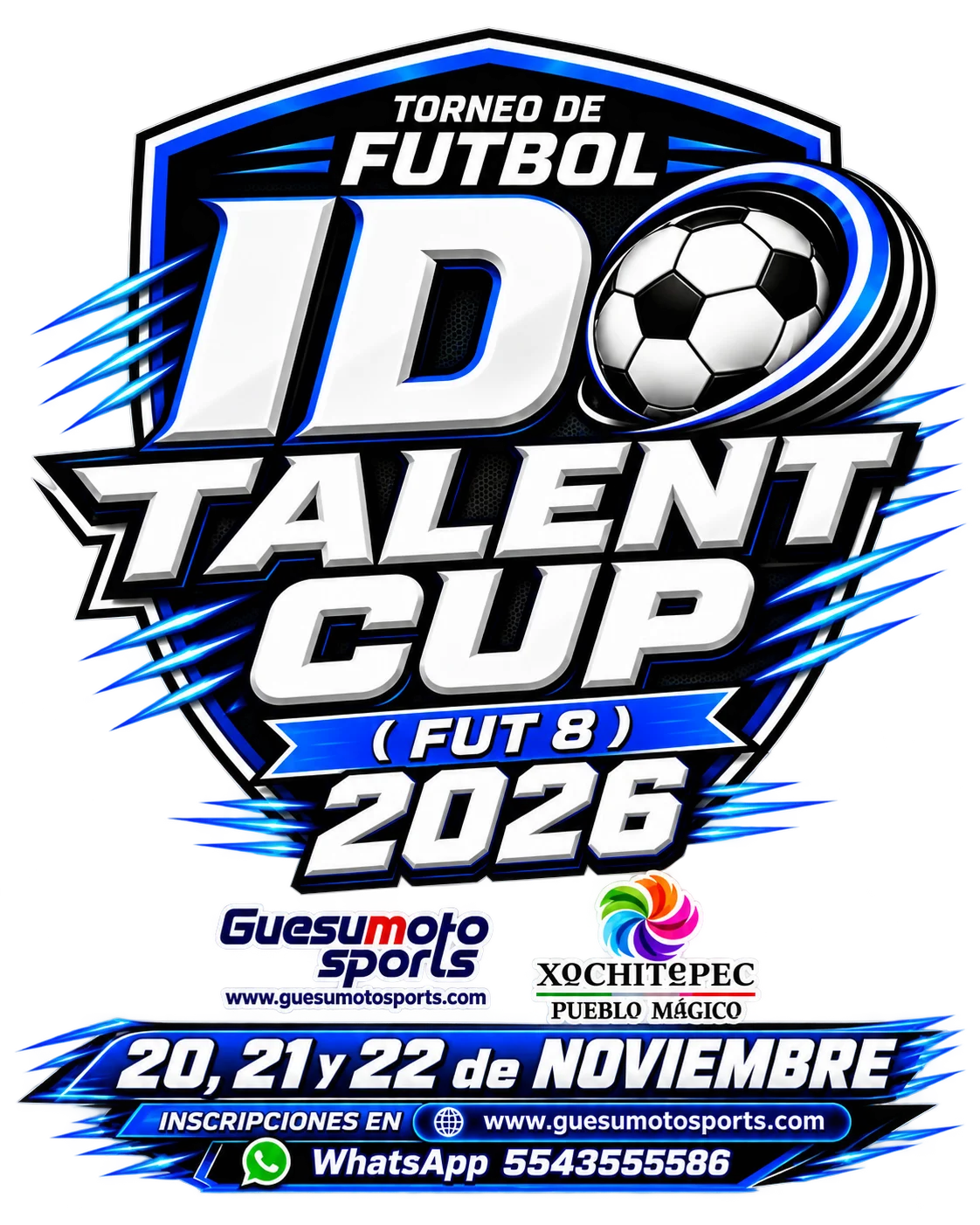 Emblema oficial del torneo ID TALENT CUP 2026