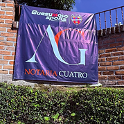 Banner del patrocinador Notaría Cuatro en el evento ID Talent Morelos