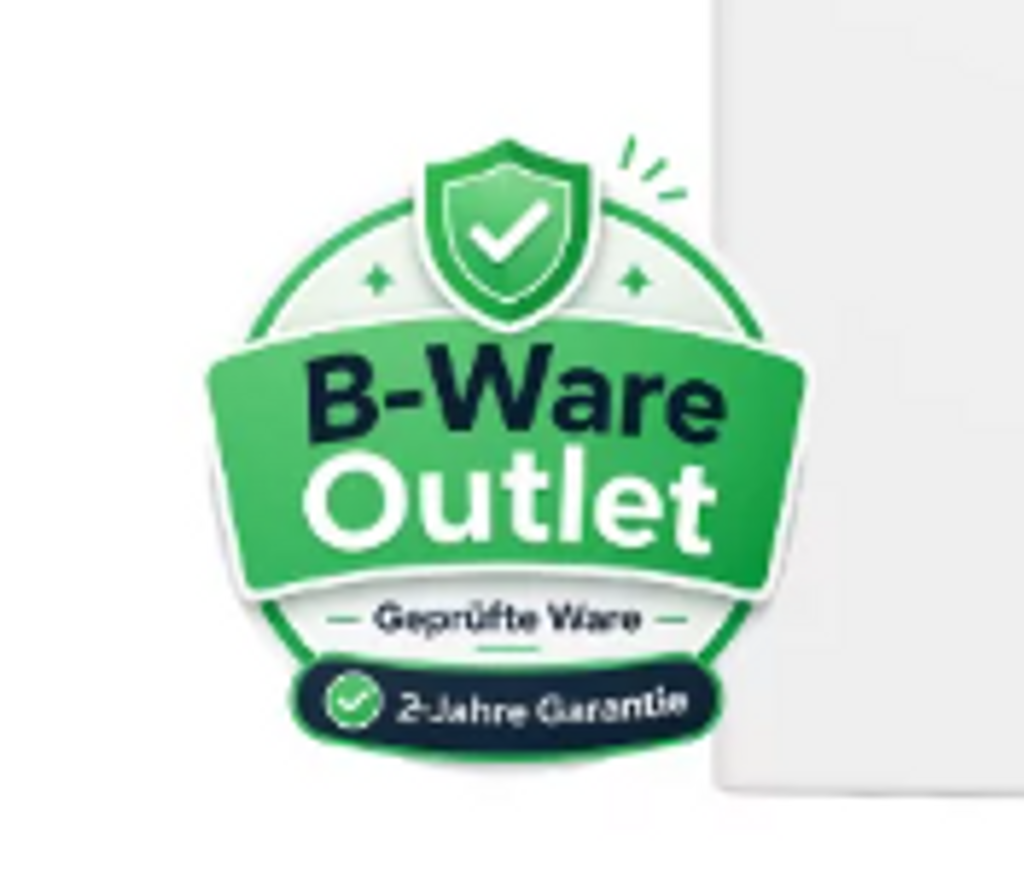 Siegel B-Ware Outlet mit geprüfter Ware und 2 Jahren Garantie