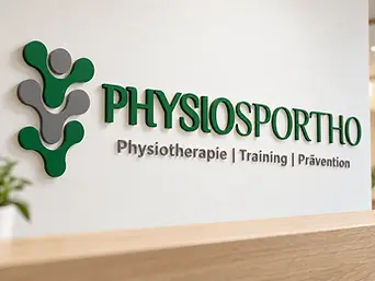 Physiosportho 3D-Wandlogo