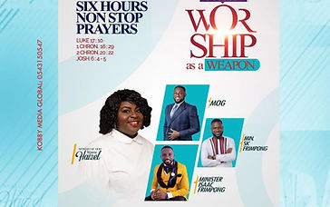 US-based Preacher Winnie Haizel Is Set To Host Ghanaian Renowned Worshippers MOG Music, SK Frimpong, and Isaac Frimpong in a 6 Hours Non-Stop Prayer Session