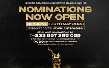 Praise Achievement Awards Call for Nominations 2023