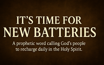 It’s Time for New Batteries