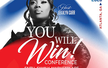 Jekalyn Carr Revives Inspirational “You Will Win!” Conference on June 23 and 24, 2023, at the Georgia International Convention Center.