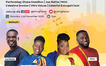 Diana Hamilton, Joe Mettle, MOG, and Celestine Donkor Headlines MTN Stands In Worship 2020
