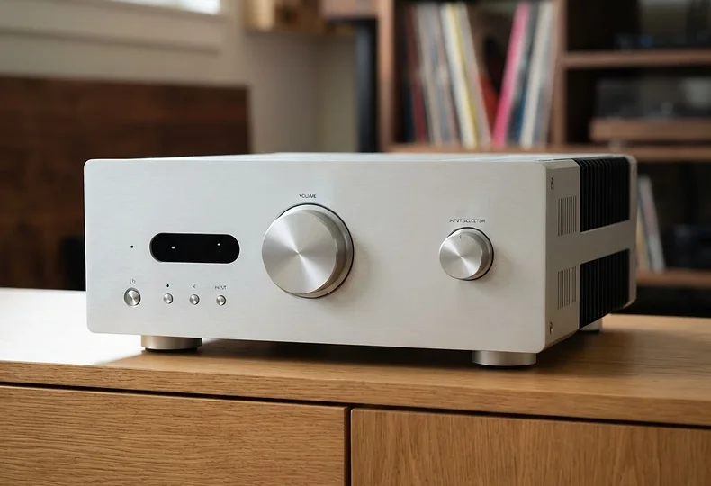 מגבר סטריאו DMS Stereo 100 בסביבת האזנה מעוצבת