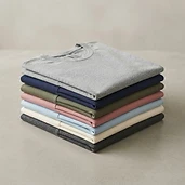 Paquete de 6 playeras de algodón (mayoreo)