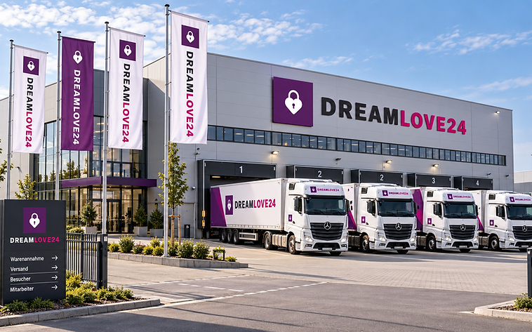 Warenannahme und Verladung am Logistikstandort von DREAMLOVE24