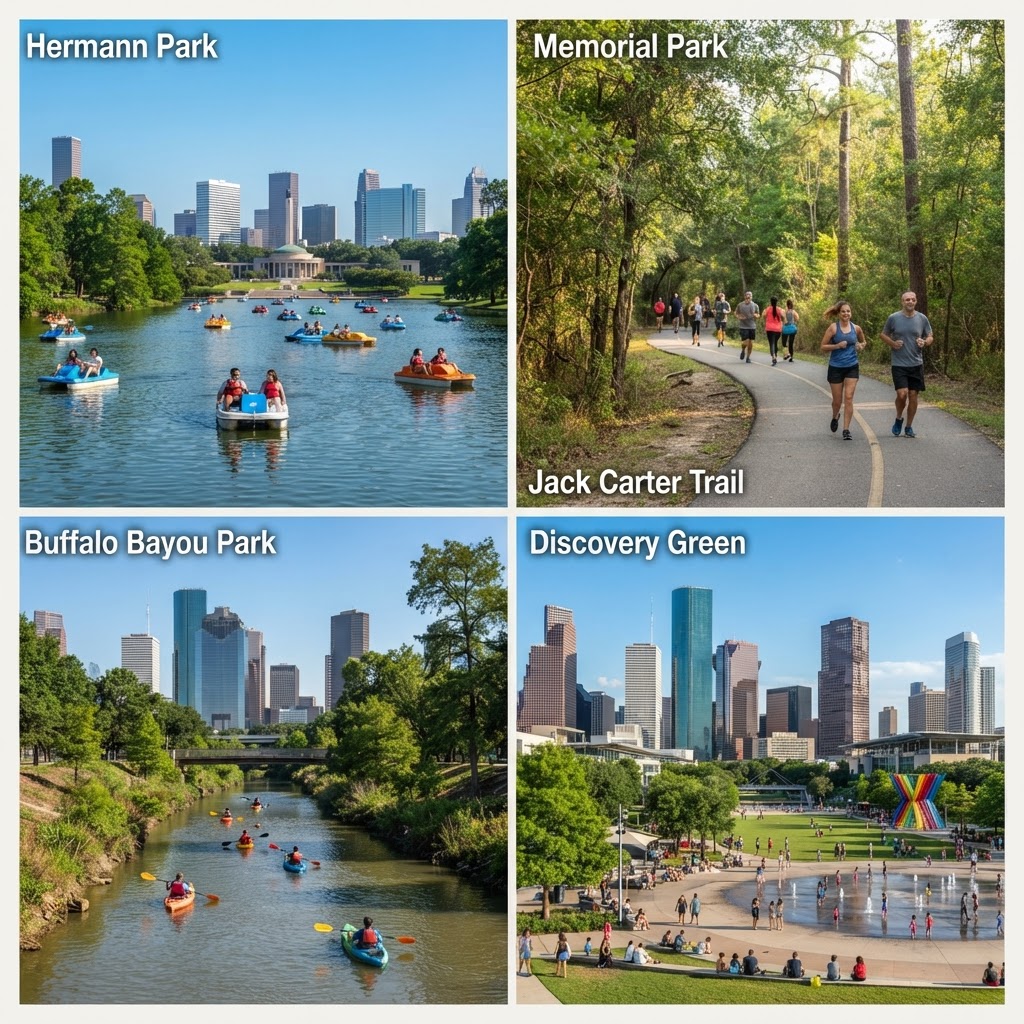 Parks and outdoor spaces in Houston, Texas