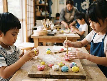 Wagashi Handcraft Workshop in Kyoto