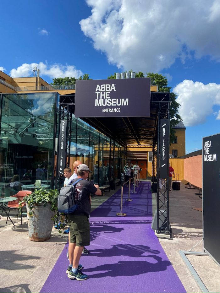 The Entrance of ABBA The Museum