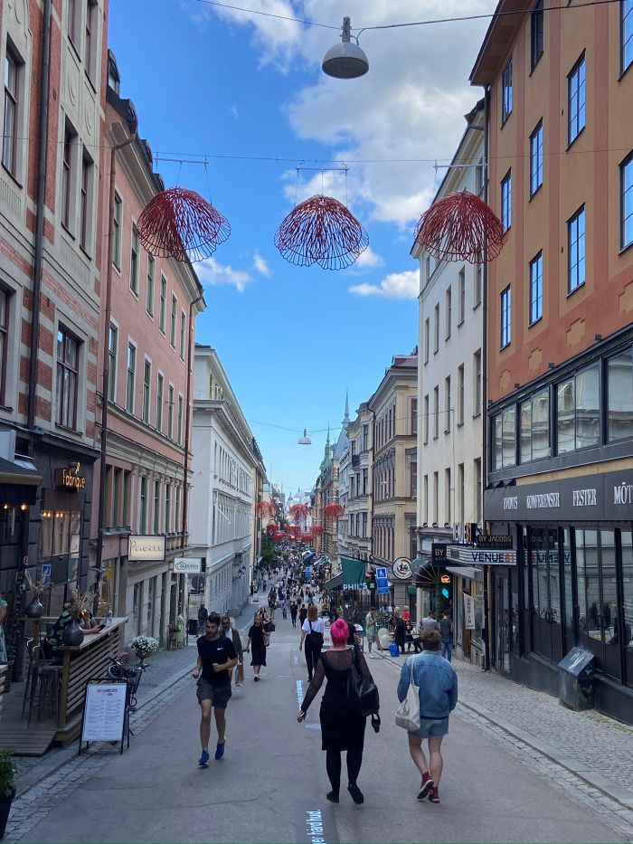 The Norrmalm Shopping Quarter in Stockholm