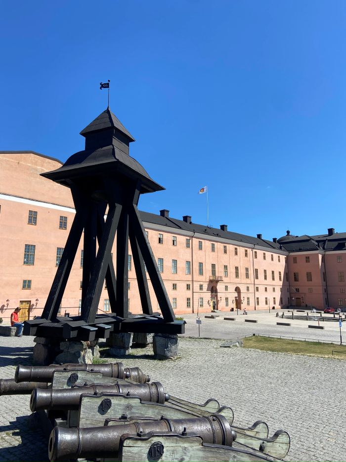 17th-Century Cannons at Uppsala Castle