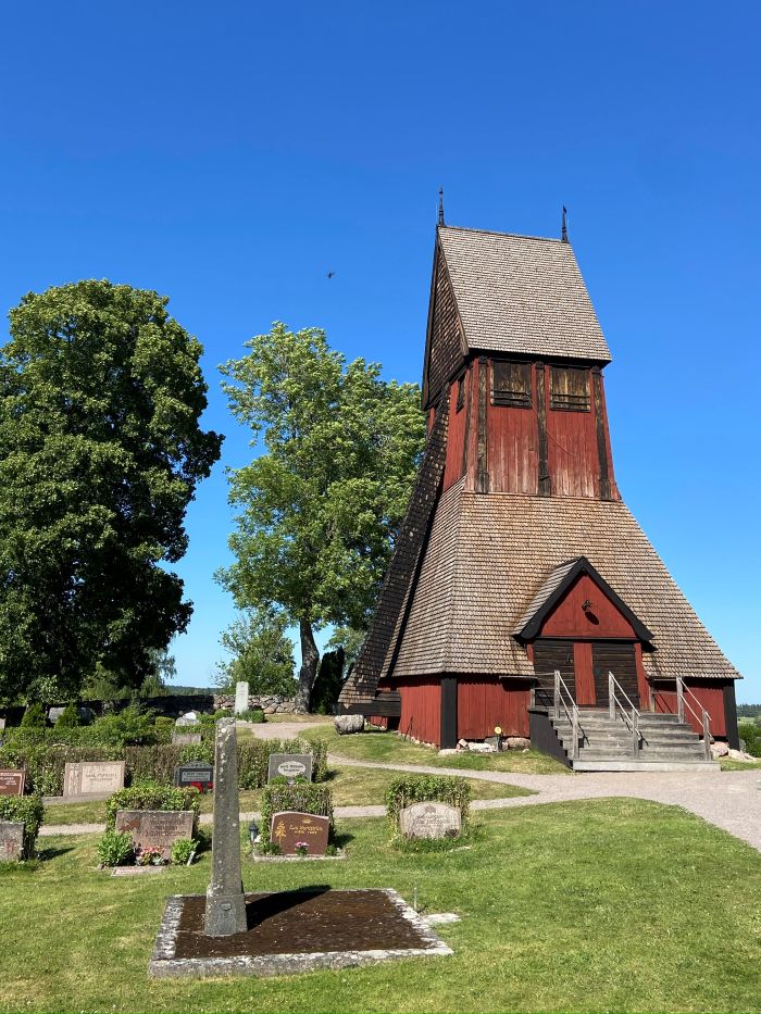 The Bell Tower of Old Uppsala Church