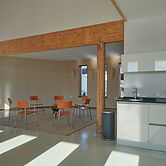 Terras bij de zaal