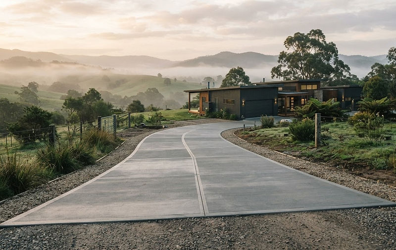 Concreting in Drouin, West Gippsland
