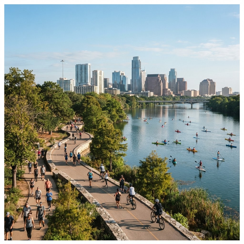 Lady Bird Lake and Butler Hike-and-Bike Trail