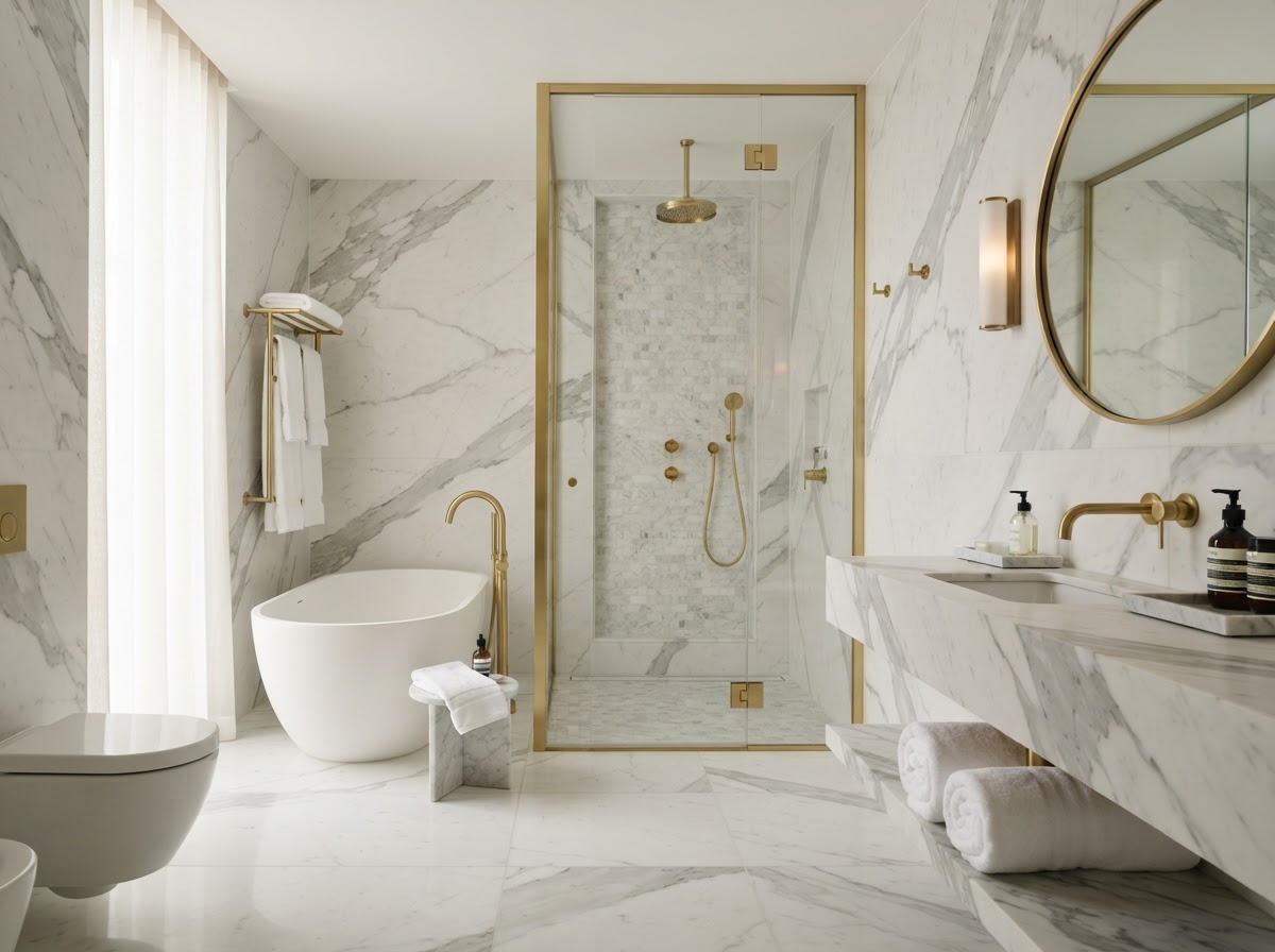 Clean bathroom