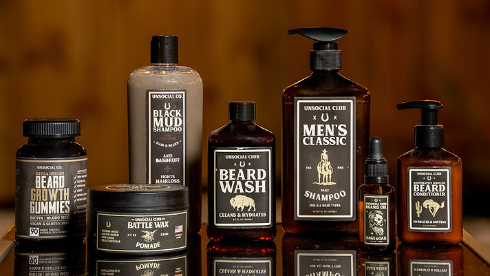 Unsocial Pomade — Products production by Overboard Media