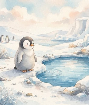 Portrait of Pip the Penguin
