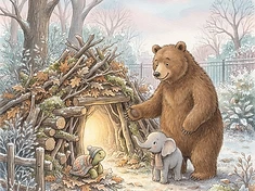 Bruno's Winter Den