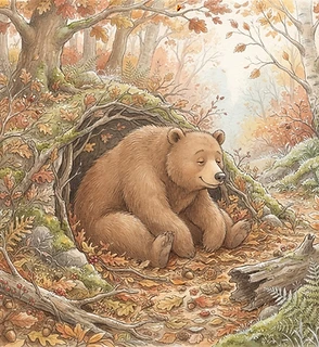 Portrait of Bruno the Bear