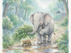Rainy Day at the Zoo