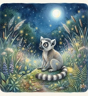 Portrait of Lulu the Lemur