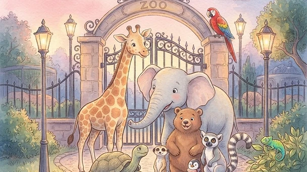 The animals of Kelly's Zoo