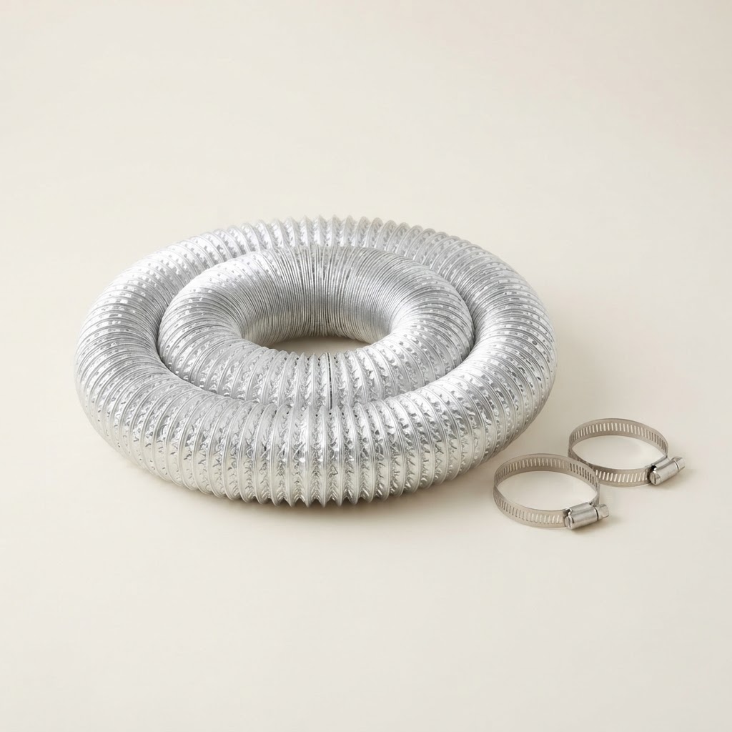 4 ft dryer vent hose with clamps